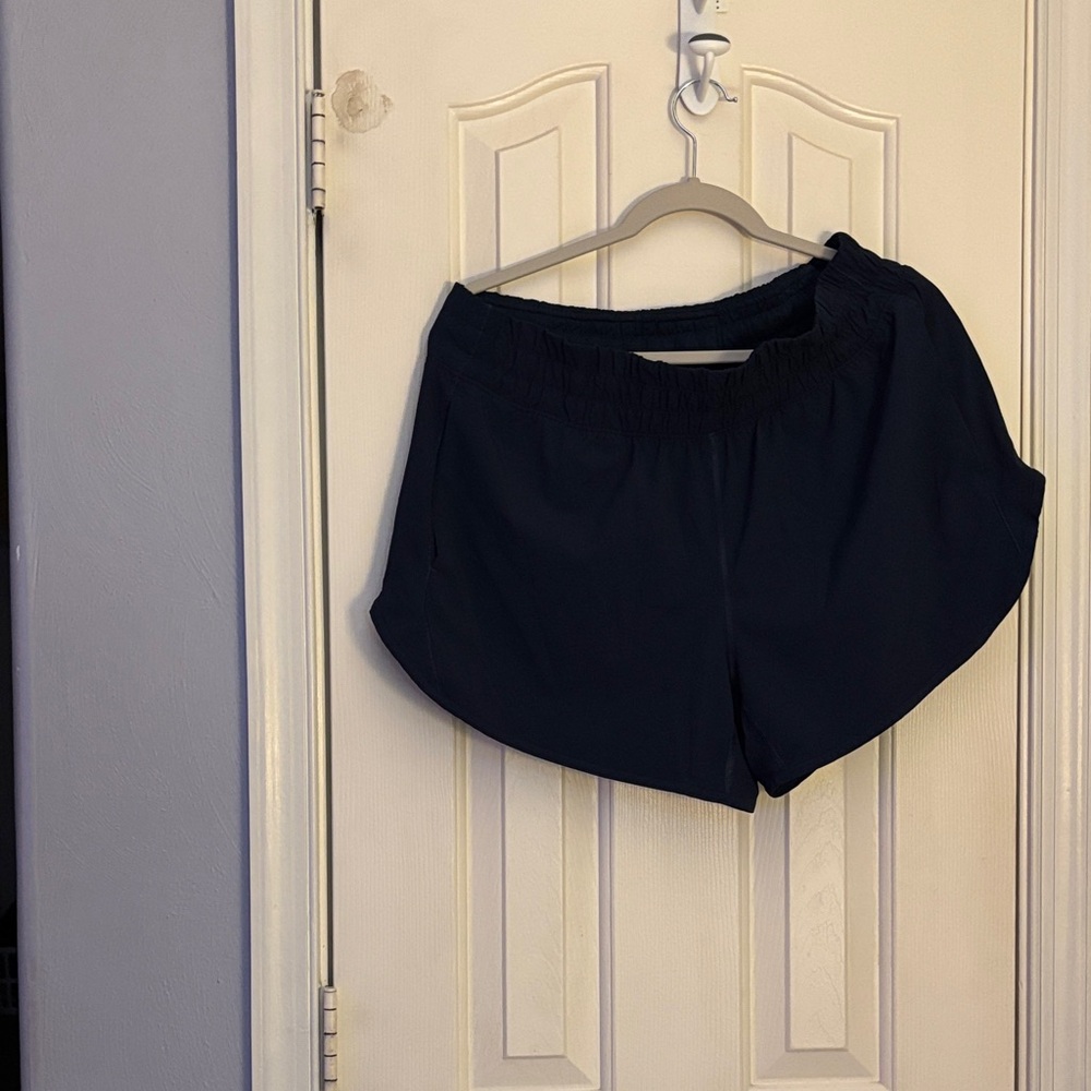 Women's Navy Athletic Shorts